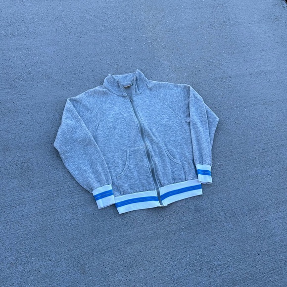 Vintage 80’s Grey Bassett Walker Zip Up Jacket - Picture 2 of 8